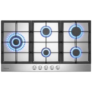 Cocina de Gas Butano 87cm 5 Fogones