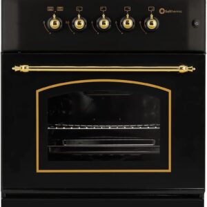 Cocina Gas Negra Rustica 4 Fuegos