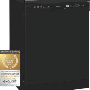 Lavavajillas Exquisit® 60Cm, 12 Servicios, Negro