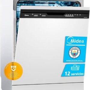 La TIENDA de - ¡Las Mejores Ofertas de internet! 28 Lavavajillas Midea 60 cm Blanco 12 servicios
